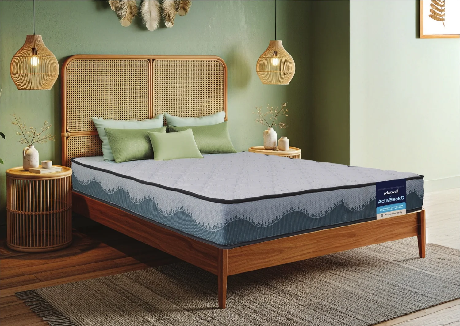 Relaxwell ActivBack+ mattress in a bedroom