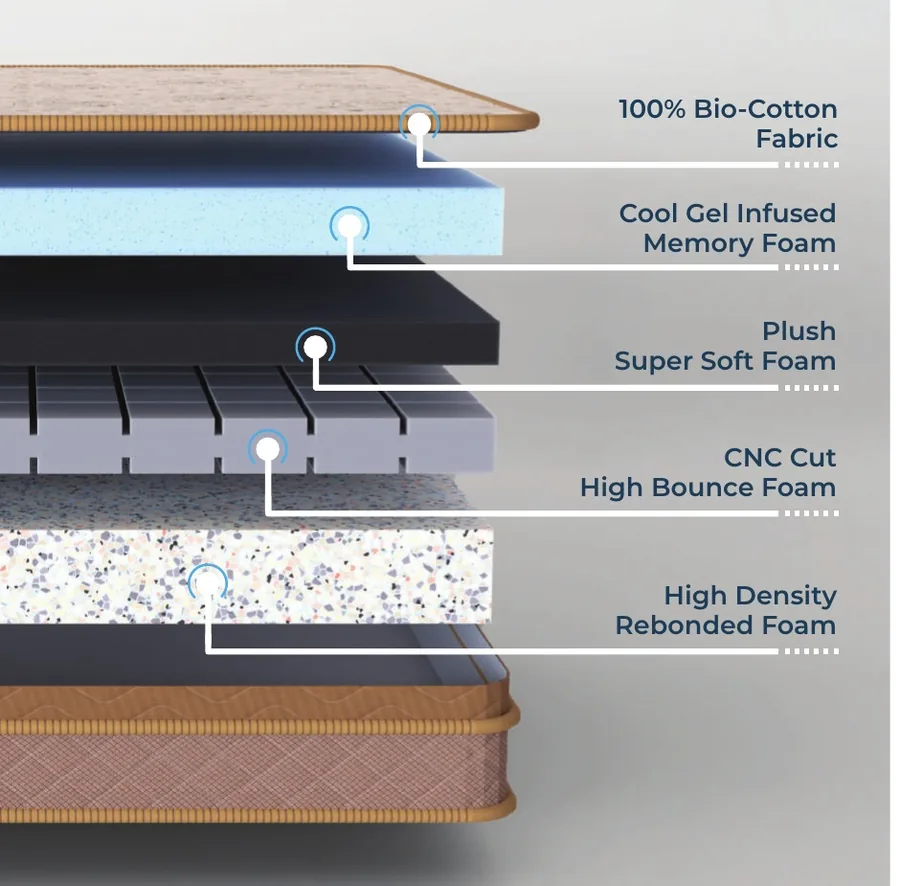 Catalogue cross-section illustration for Relaxwell Exotica DLX ET