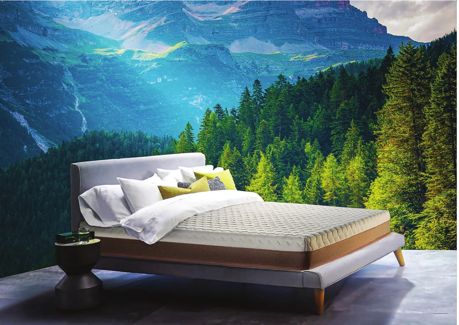 Relaxwell Nature Therapy mattress in a bedroom