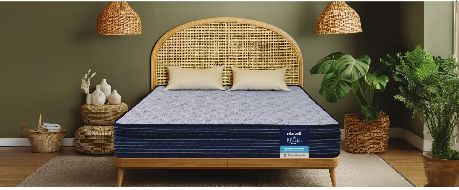 Relaxwell Regal mattress in a bedroom