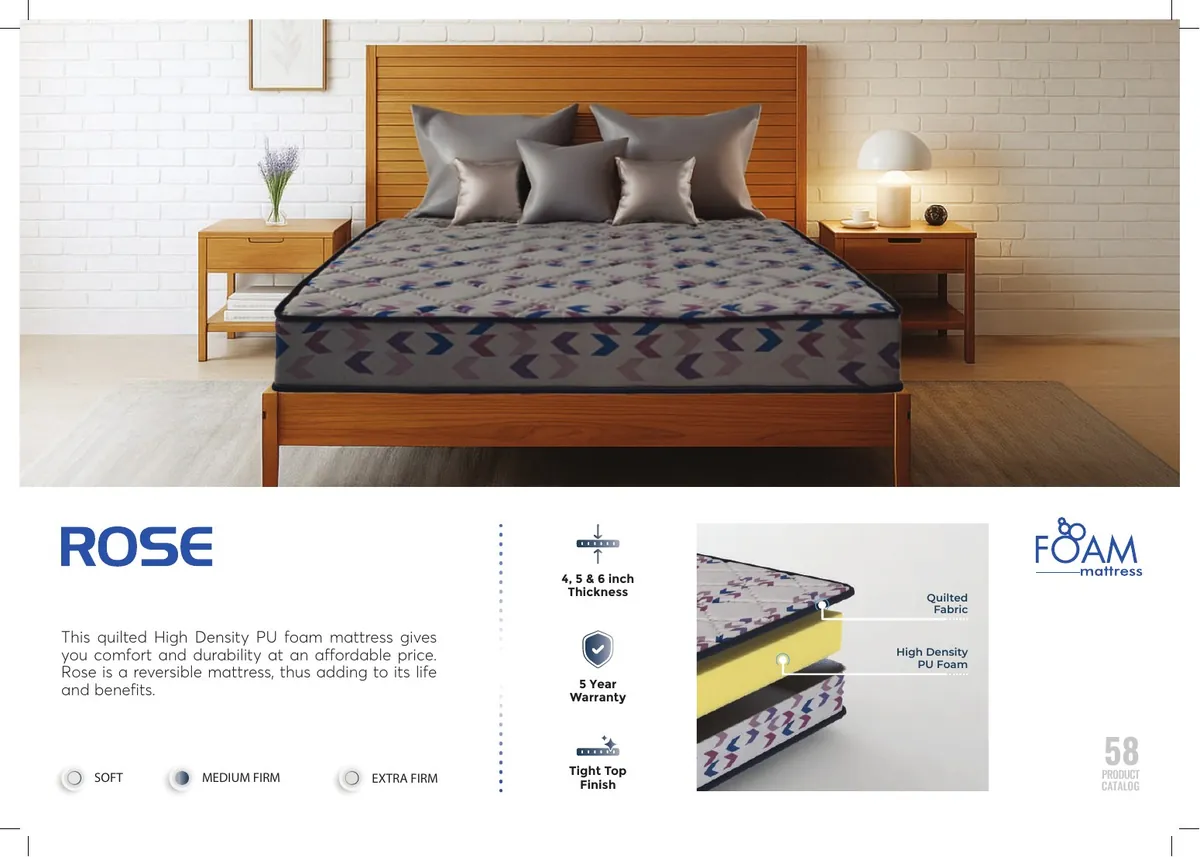 Relaxwell Rose construction and specifications