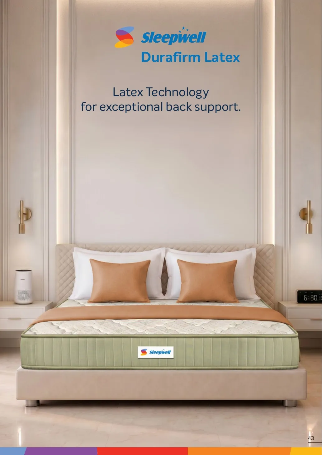 Sleepwell Durafirm Latex catalogue image