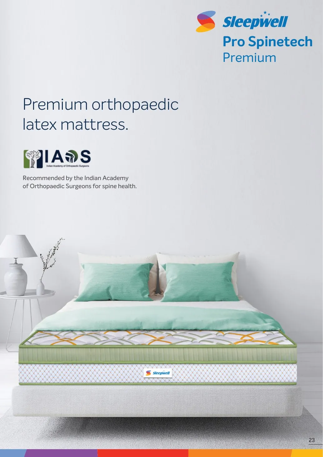 Sleepwell Pro Spinetech Premium catalogue image