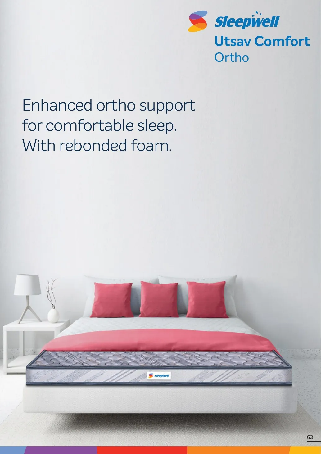 Sleepwell Utsav Comfort Ortho catalogue view
